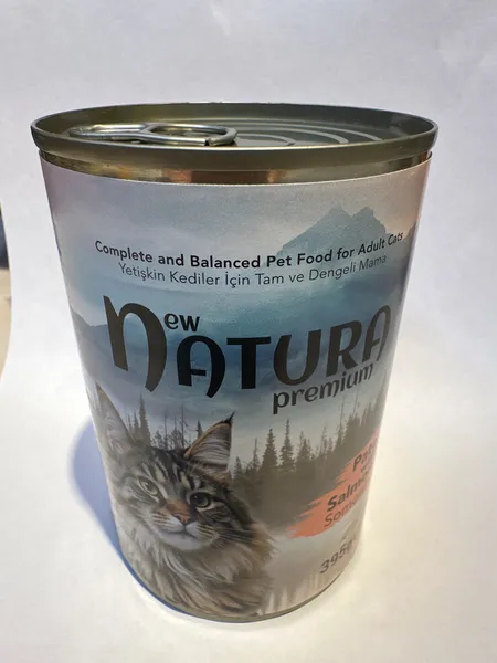 New Natura Premium Adult Cat Salmon Pate 395 gr Konserve