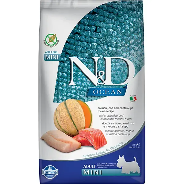 N&D Ocean PR Somon Morına Kavun Adult Mini 2,5 kg