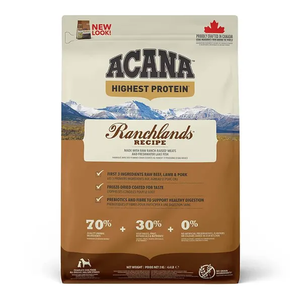 Acana Mama Köpek Ranchlands Highest Protein 2kg