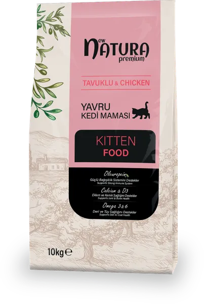 New Natura Kitten Cat 37/20 Chicken 10 kg