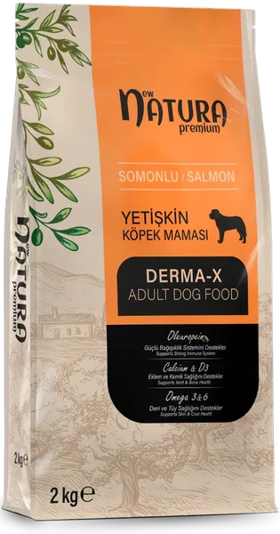 New Natura ML Breed Adult Dog 25/14 Salmon 2 kg Derma X