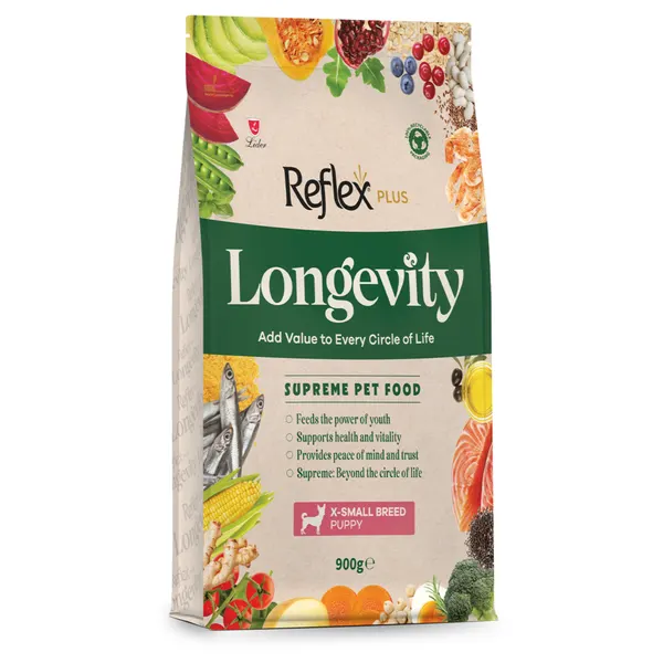 Reflex Plus Longevity Çok Küçük Irk Yavru Köpek Maması 900 gr