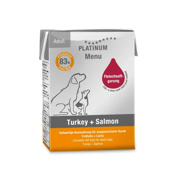 Platinum Yaş Mama Köpek Hindili ve Somonlu 185 gr