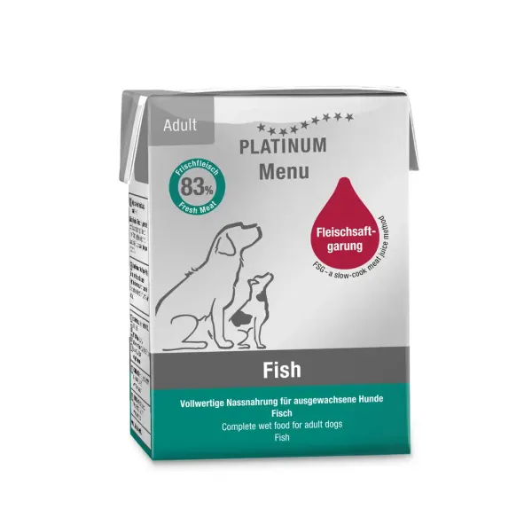 Platinum Yaş Mama Köpek Balıklı 185 gr