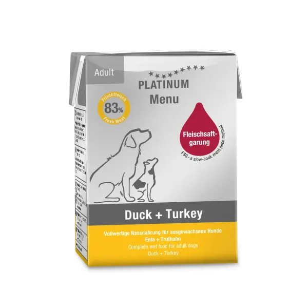 Platinum Yaş Mama Köpek Ördekli ve Hindili 185 gr