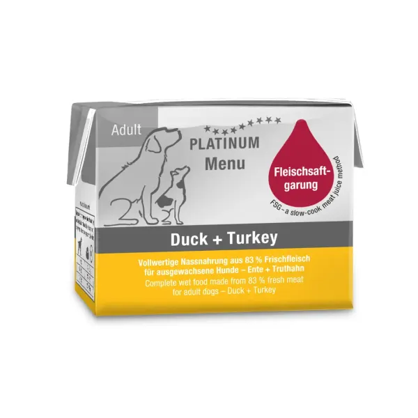 Platinum Yaş Mama Köpek Ördekli ve Hindili 90 gr