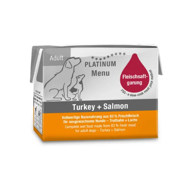 Platinum Yaş Mama Köpek Hindili ve Somonlu 90 gr