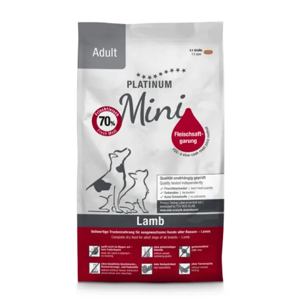Platinum Mama Köpek Yetişkin Mini Kuzulu 900 gr